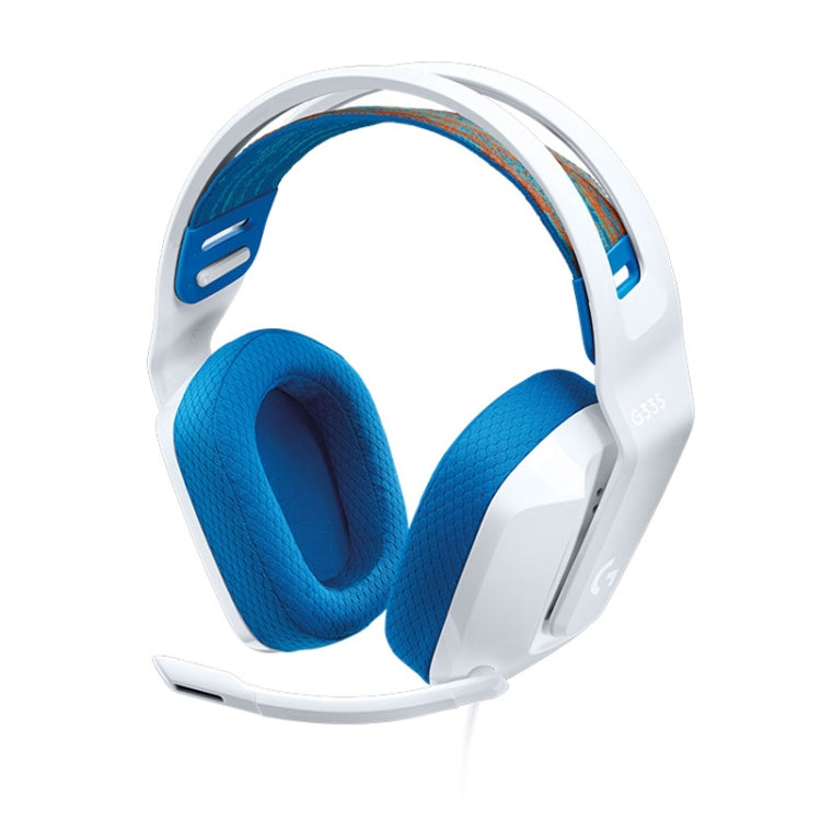 Logitech G335 Foldable Wired Gaming Headset with Microphone (White) - free shipping - PMC TechLife - Order now!