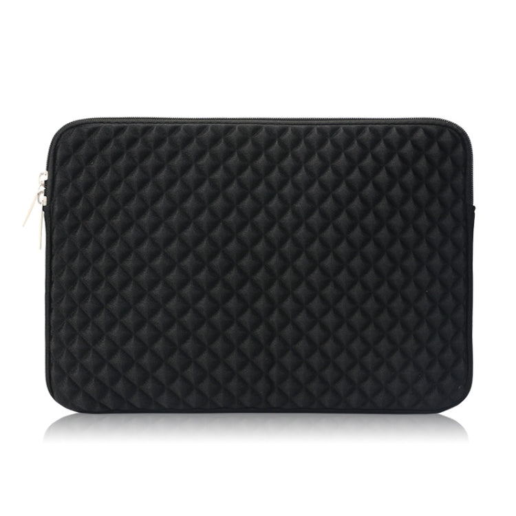 Diamond Texture Laptop Liner Bag, Size: 15.6 inch (Black) - 15.6 - 17 inch by PMC Jewellery | Online Shopping South Africa | PMC Jewellery