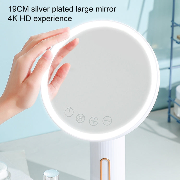 Smart LED Desktop Makeup Mirror with Fill Light, White Light (Pink) - Mirror by PMC Jewellery | Online Shopping South Africa | PMC Jewellery