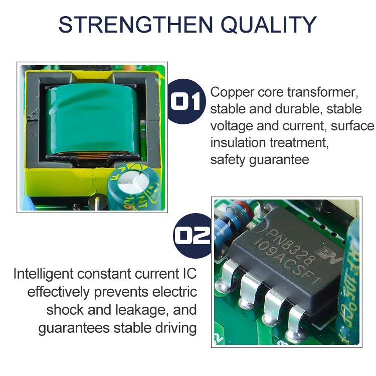 12-18W LED Driver Adapter Isolated Power Supply AC 85-265V to DC 36-65V - free shipping - PMC TechLife - Order now!