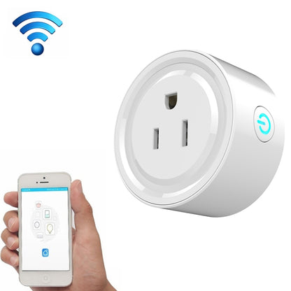 10A Round Shape WiFi Mini Plug APP Remote Control Timing Smart Socket Works with Alexa & Google Home, AC 100-240V, US Plug - Smart Socket by PMC Jewellery | Online Shopping South Africa | PMC Jewellery