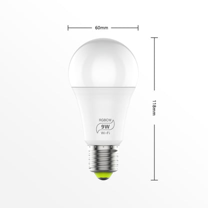 9W 110V E27 RGBCW WIFI LED Smart Bulb Wireless Smart Home Automation Light - Smart Light Bulbs by PMC Jewellery | Online Shopping South Africa | PMC Jewellery