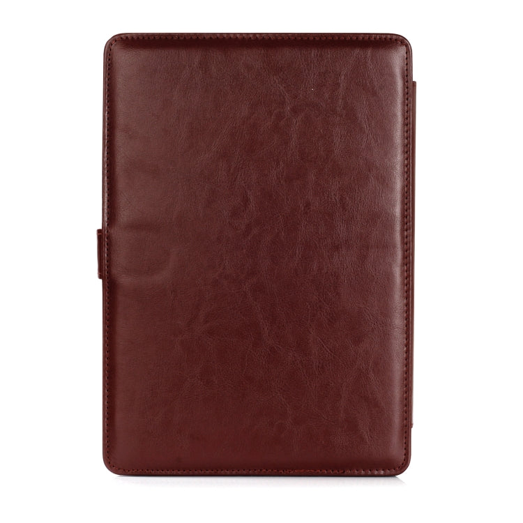 For Macbook Pro 15.4 inch Laptop Crazy Horse Texture Horizontal Flip Leather Case (Brown) - MacBook Pro Cases by PMC TechLife | Online Shopping South Africa | PMC TechLife