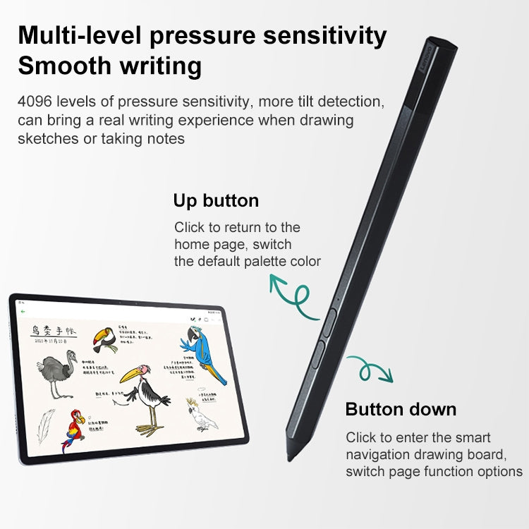 Original Lenovo 4096 Levels of Pressure Sensitivity Stylus Pen for XiaoXin Pad / Pad Pro (WMC0448 / WMC0446 / WMC0447 / WMC6621) - Stylus Pen by Lenovo | Online Shopping South Africa | PMC Jewellery | Buy Now Pay Later Mobicred