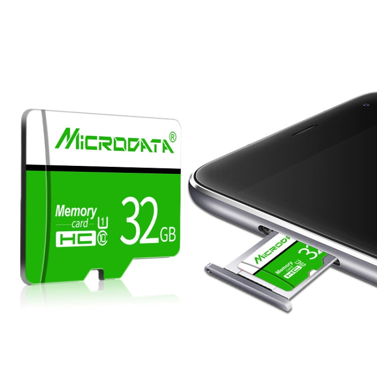 MICRODATA 64GB U3 Green and White TF(Micro SD) Memory Card - Micro SD Card by MiCRODATA | Online Shopping South Africa | PMC Jewellery