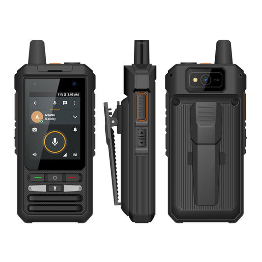 UNIWA F80 Walkie Talkie Rugged Phone, 1GB+8GB, Waterproof Dustproof Shockproof, 5300mAh Battery, 2.4 inch Android 8.1 Qualcomm MSM8909 Quad Core up to 1.1GHz, Network: 4G, Dual SIM, PPT, SOS (Black) - UNIWA by UNIWA | Online Shopping South Africa | PMC Jewellery