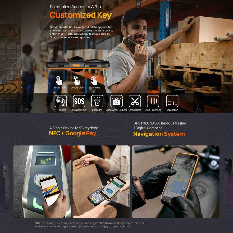 [HK Warehouse] Ulefone Power Armor 16 Pro Rugged Phone, 4GB+64GB - Ulefone by Ulefone | Online Shopping South Africa | PMC Jewellery