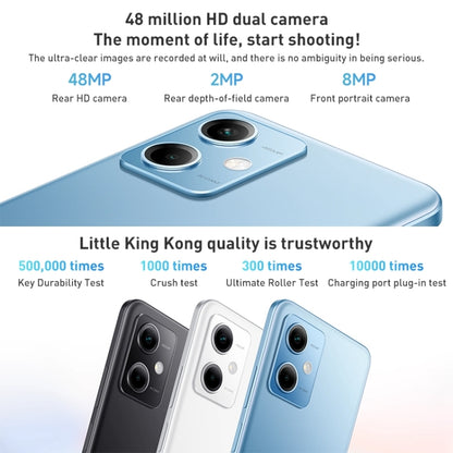 Xiaomi Redmi Note 12 5G, 48MP Camera, 6GB+128GB, Dual Back Cameras, 5000mAh Battery, Side Fingerprint Identification, 6.67 inch MIUI 13 Qualcomm Snapdragon 4 Gen1 Octa Core up to 2.0GHz, Network: 5G, Dual SIM, IR, Not Support Google Play(White) - Xiaomi Redmi by Xiaomi | Online Shopping South Africa | PMC Jewellery