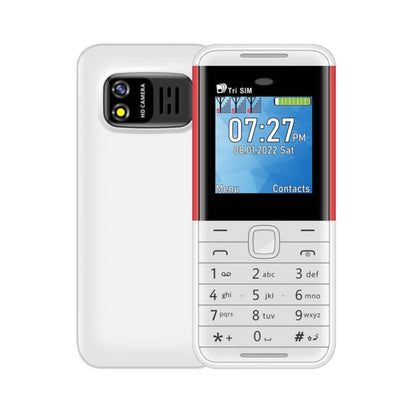 SERVO BM5310 Mini Mobile Phone, English Key, 1.33 inch, MTK6261D, 21 Keys, Support Bluetooth, FM, Magic Sound, Auto Call Record, GSM, Triple SIM (White) - SERVO by SERVO | Online Shopping South Africa | PMC Jewellery | Buy Now Pay Later Mobicred