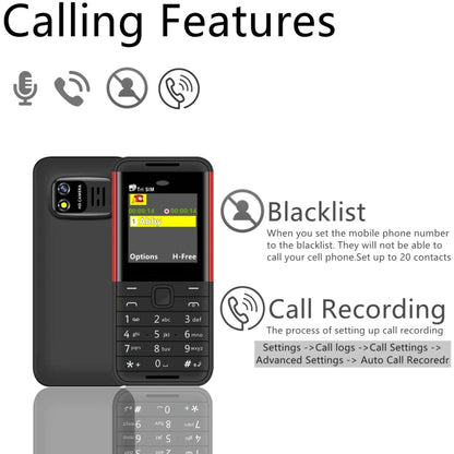 SERVO BM5310 Mini Mobile Phone, English Key, 1.33 inch, MTK6261D, 21 Keys, Support Bluetooth, FM, Magic Sound, Auto Call Record, GSM, Triple SIM (White) - SERVO by SERVO | Online Shopping South Africa | PMC Jewellery | Buy Now Pay Later Mobicred