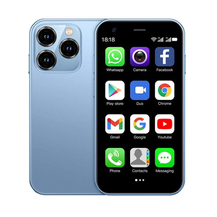 SOYES XS15, 2GB+16GB, 3.0 inch Android 8.1 MTK6580 Quad Core up to 1.3GHz, Bluetooth, WiFi, GPS, Network: 3G, Dual SIM (Blue) - SOYES by SOYES | Online Shopping South Africa | PMC TechLife