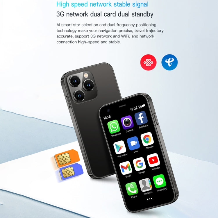 SOYES XS15, 2GB+16GB, 3.0 inch Android 8.1 MTK6580 Quad Core up to 1.3GHz, Bluetooth, WiFi, GPS, Network: 3G, Dual SIM (Blue) - SOYES by SOYES | Online Shopping South Africa | PMC TechLife