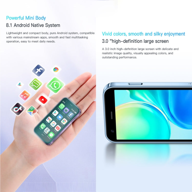 SOYES XS15, 2GB+16GB, 3.0 inch Android 8.1 MTK6580 Quad Core up to 1.3GHz, Bluetooth, WiFi, GPS, Network: 3G, Dual SIM (Blue) - SOYES by SOYES | Online Shopping South Africa | PMC TechLife