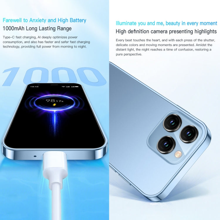 SOYES XS15, 2GB+16GB, 3.0 inch Android 8.1 MTK6580 Quad Core up to 1.3GHz, Bluetooth, WiFi, GPS, Network: 3G, Dual SIM (Blue) - SOYES by SOYES | Online Shopping South Africa | PMC TechLife