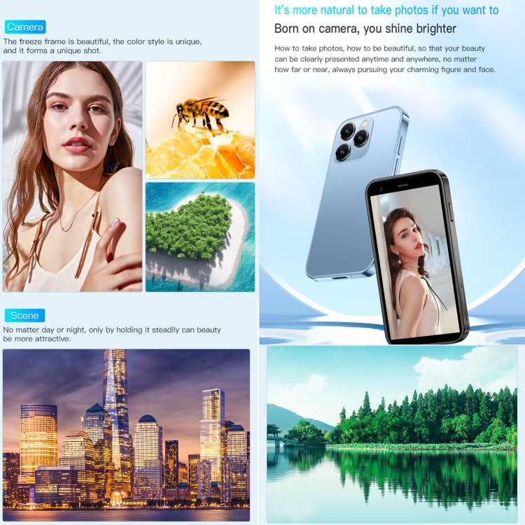 SOYES XS15, 2GB+16GB, 3.0 inch Android 8.1 MTK6580 Quad Core up to 1.3GHz, Bluetooth, WiFi, GPS, Network: 3G, Dual SIM (Blue) - SOYES by SOYES | Online Shopping South Africa | PMC TechLife