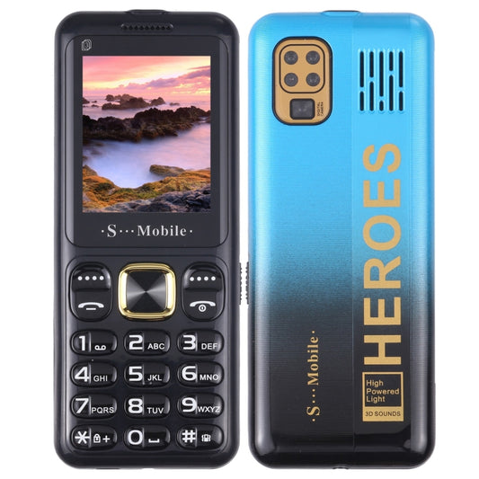 W23 Elder Phone, 2.2 inch, 800mAh Battery, 21 Keys, Support Bluetooth, FM, MP3, GSM, Triple SIM (Blue) - Others by PMC Jewellery | Online Shopping South Africa | PMC Jewellery