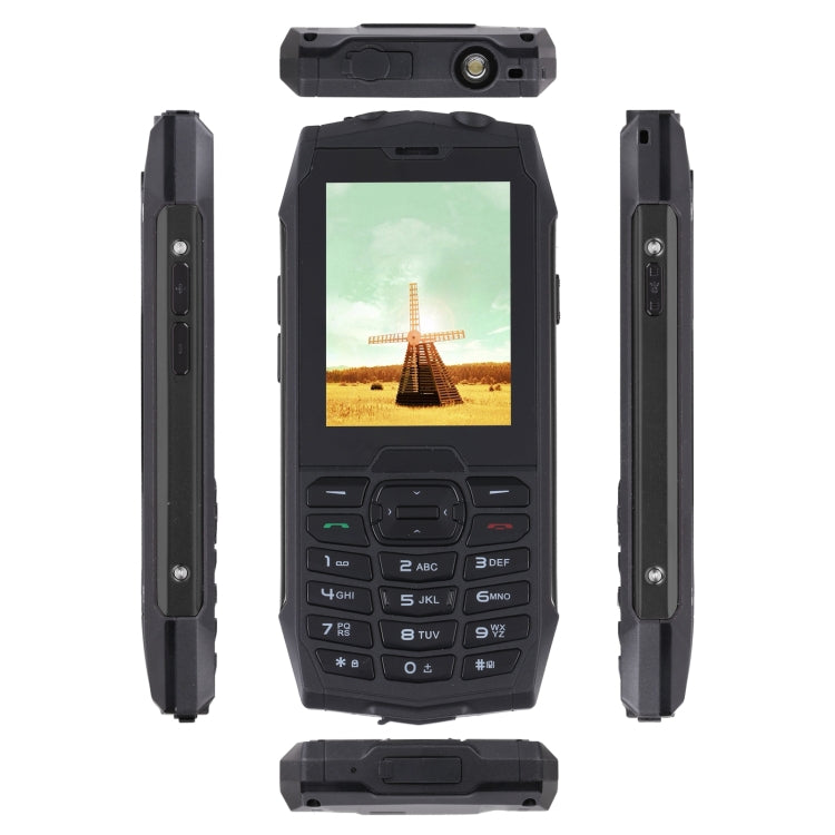 Rugtel R3C Rugged Phone, IP68 Waterproof Dustproof Shockproof, 2.8 inch, MTK6261D, 2000mAh Battery, SOS, FM, Dual SIM(Black) - Others by Rugtel | Online Shopping South Africa | PMC Jewellery | Buy Now Pay Later Mobicred