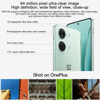 OnePlus Ace 2V 5G, 64MP Camera, 16GB+512GB, Triple Back Cameras, 5000mAh Battery, Screen Fingerprint Identification, 6.74 inch ColorOS 13.0 / Android 13 Dimensity 9000 Octa Core up to 3.05GHz, NFC, Network: 5G(Green) - OnePlus by OnePlus | Online Shopping South Africa | PMC Jewellery