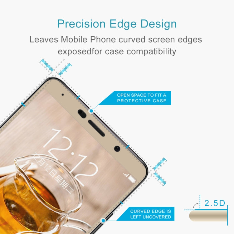 For Huawei  Mate 10 9H Surface Hardness 2.5D Curved Edge HD Explosion-proof Tempered Glass Screen Protector(Gold) - Huawei Tempered Glass by DIYLooks | Online Shopping South Africa | PMC TechLife | Buy Now Pay Later Mobicred