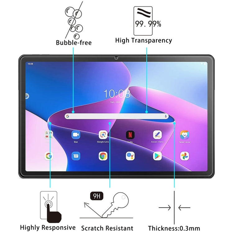 For Lenovo Tab M10 3rd Gen / TB328 9H 2.5D Explosion-proof Tempered Tablet Glass Film - free shipping - PMC TechLife - Order now!
