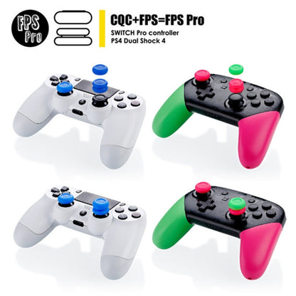 Left + Right Gamepad Rocker Cap Button Cover for NS Pro / PS4(Black) - Cases by PMC Jewellery | Online Shopping South Africa | PMC Jewellery