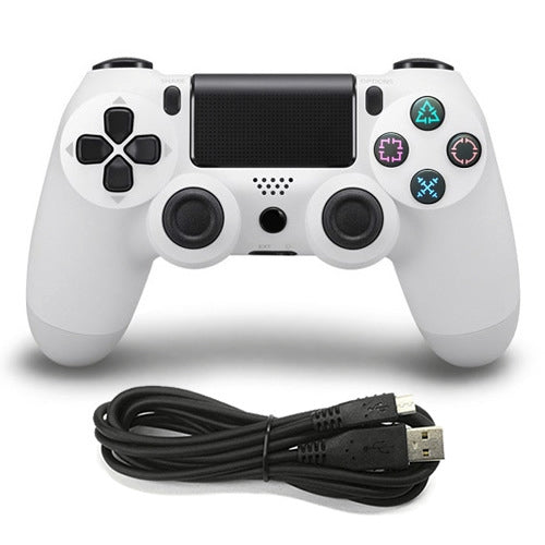 Wired Game Controller for Sony PS4(White) - Gamepads by PMC Jewellery | Online Shopping South Africa | PMC Jewellery