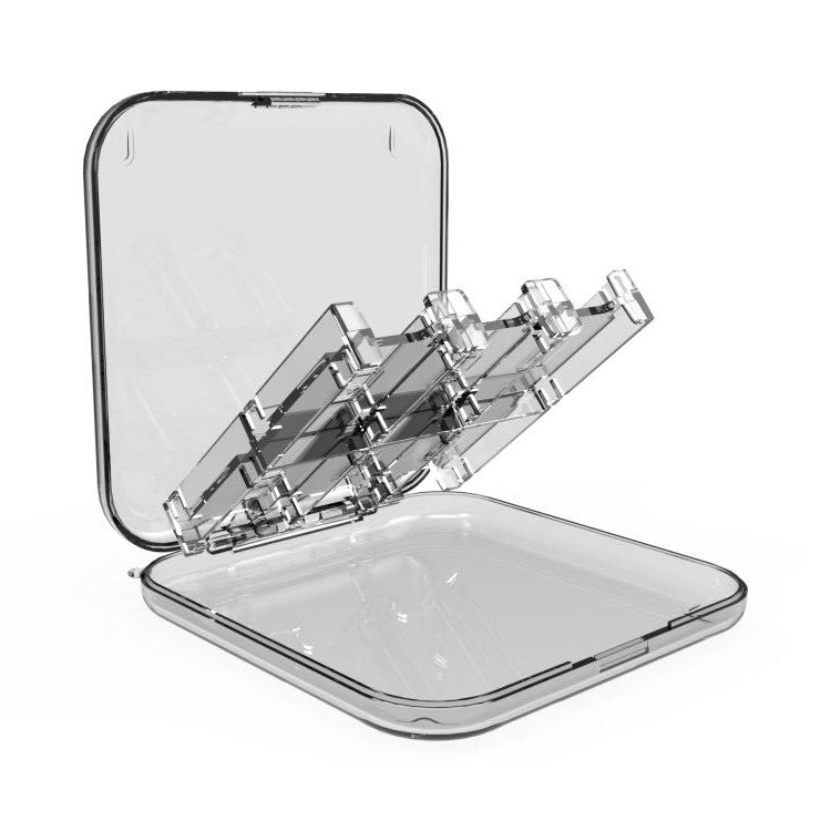 12 in 1 Box Memory Card Holder Box for Nintendo Switch(Silver) - Bags by PMC TechLife | Online Shopping South Africa | PMC TechLife | Buy Now Pay Later Mobicred