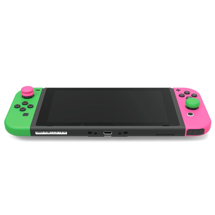 Skull&Co Left + Right Gamepad Rocker Cap Button Cover Thumb Grip Set for Switch / Switch Lite / JOYCON(Pink Green) - Cases by PMC Jewellery | Online Shopping South Africa | PMC Jewellery