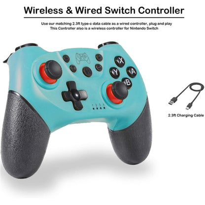 6-axis Bluetooth Joypad Gamepad Game Controller for Switch Pro(Grey) - Gamepads by PMC Jewellery | Online Shopping South Africa | PMC Jewellery