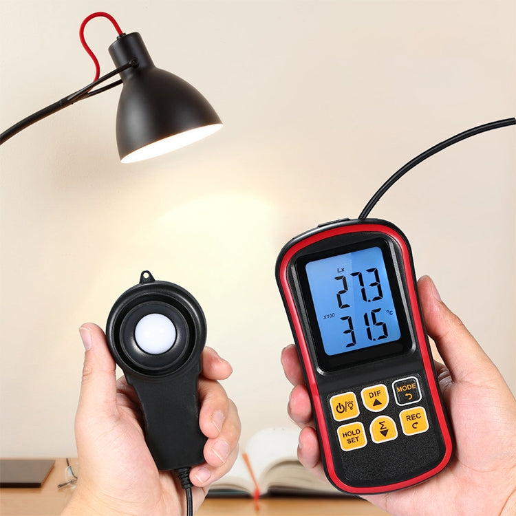 BENETECH GM1030 Portable Split Digital Illuminometer LUX Meter - Light & Sound Meter by BENETECH | Online Shopping South Africa | PMC TechLife | Buy Now Pay Later Mobicred