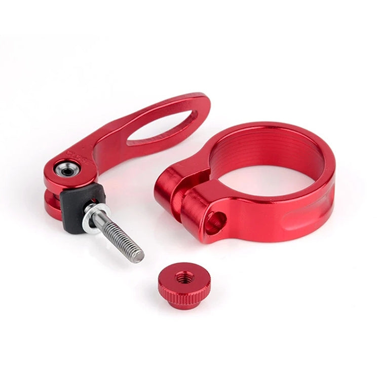 GUB CX-18 31.8mm Aluminum Ultralight Bicycle Seat Post Clamp(Titanium Color) - Pipe clamps by GUB | Online Shopping South Africa | PMC TechLife | Buy Now Pay Later Mobicred