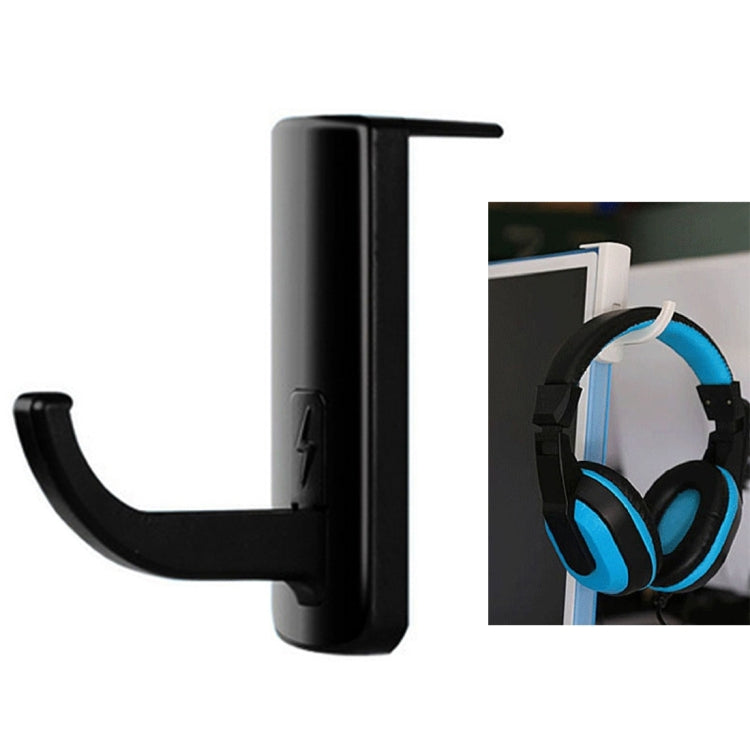 Universal Headphone Hanger PC Monitor Desk Headset Stand Holder Hook(Black) - Headset Stand by PMC Jewellery | Online Shopping South Africa | PMC Jewellery
