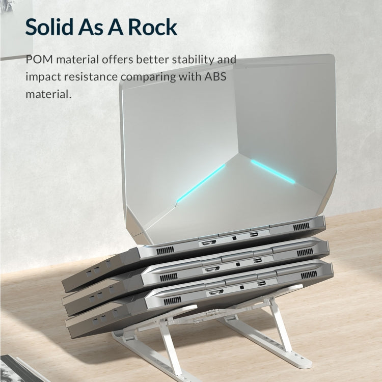 ORICO PFB-A24 POM Foldable Laptop Stand(White) - free shipping - PMC TechLife - Order now!