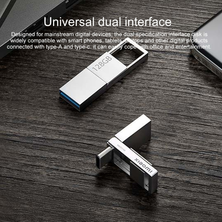 Original Xiaomi 128GB USB 3.2 Type-C / Type-A Dual Interface Mobile Phone U Disk - USB Flash Drives by Xiaomi | Online Shopping South Africa | PMC Jewellery | Buy Now Pay Later Mobicred