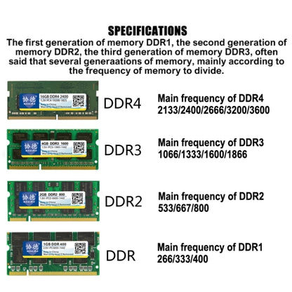 XIEDE X049 DDR4 2133MHz 8GB General Full Compatibility Memory RAM Module for Desktop PC - RAMs by XIEDE | Online Shopping South Africa | PMC Jewellery | Buy Now Pay Later Mobicred