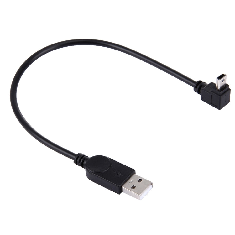 90 Degree Angle Elbow Mini USB to USB Data / Charging Cable, Length: 28cm - free shipping - PMC TechLife - Order now!