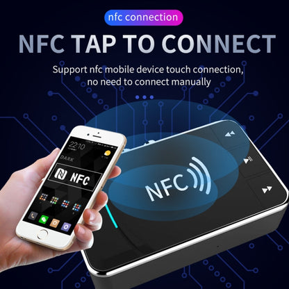 N100 NFC Desktop Bluetooth 5.0  Receiver & Transmitter Car Bluetooth Speaker Audio Adapter(Black) - Audio Receiver Transmitter by PMC Jewellery | Online Shopping South Africa | PMC Jewellery