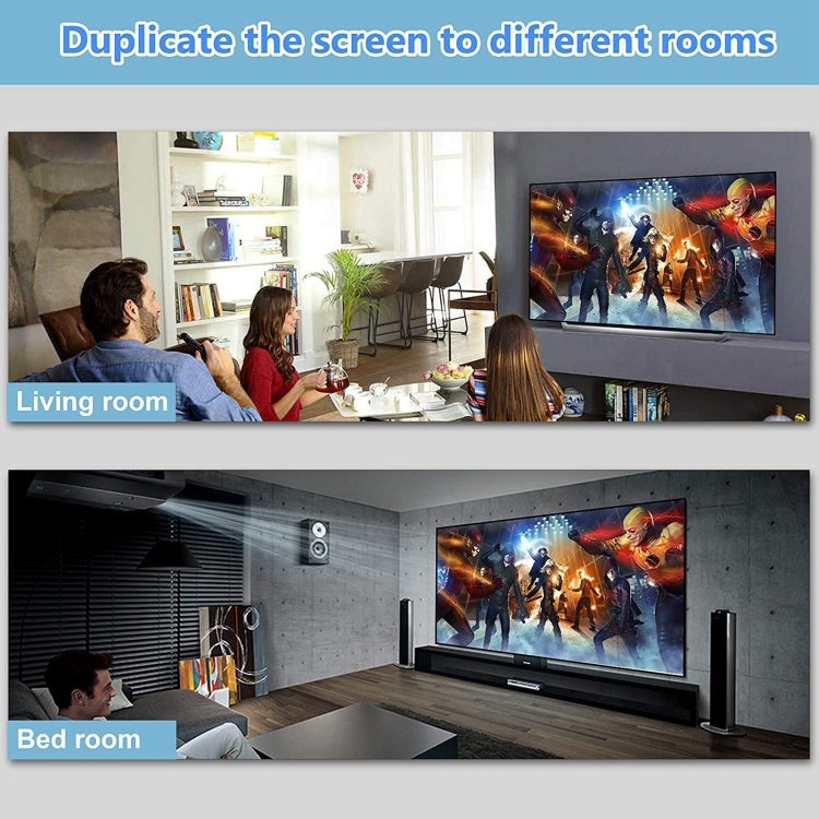 3D 4K HDMI Splitter Box, 1 Input x 4 Output, USB Power Supply(Black) - Splitter by PMC TechLife | Online Shopping South Africa | PMC TechLife | Buy Now Pay Later Mobicred