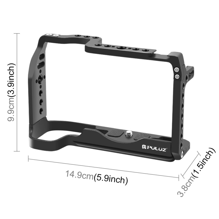 For Canon EOS-RP PULUZ Metal Camera Cage Stabilizer Rig(Black) - free shipping - PMC TechLife - Order now!