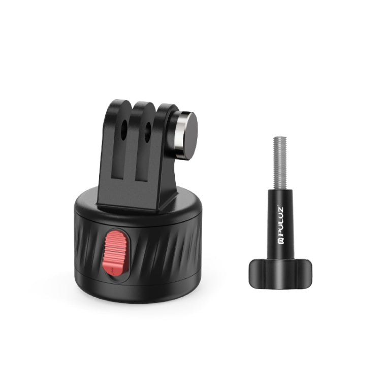 PULUZ Action Camera 1/4 inch Magnetic Base Adapter (Black) - Connection Mount by PULUZ | Online Shopping South Africa | PMC TechLife | Buy Now Pay Later Mobicred