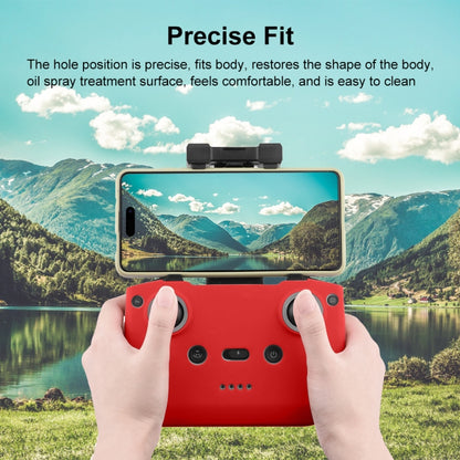 PULUZ Shockproof Anti-scratch Silicone Case For DJI Mini 3 / 3 Pro / Mavic 3 / Air 2S / Mini 2 Remote Control(Red) - Case & Bags by PULUZ | Online Shopping South Africa | PMC Jewellery