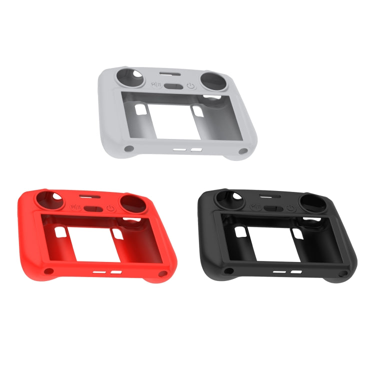 For DJI Mini 4 Pro / Air 3 Remote Control / DJI RC 2 with Screen PULUZ Silicone Protective Case (Black) - Carry Cases & Bags by PULUZ | Online Shopping South Africa | PMC TechLife | Buy Now Pay Later Mobicred