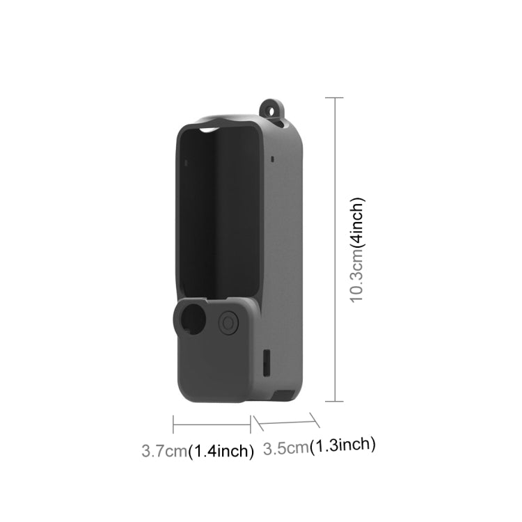 For DJI OSMO Pocket 3 PULUZ  3 in 1 Silicone Cover Case Set (Black) - free shipping - PMC TechLife - Order now!
