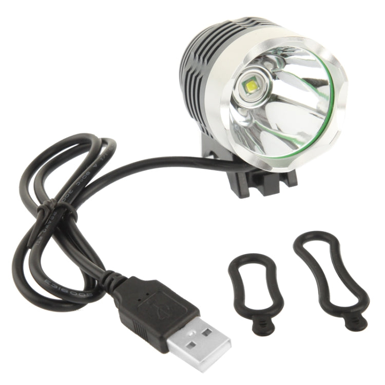 3 Modes USB XML T6 LED Headlamp / Bicycle Light, Luminous Flux: 900lm, Cable Length: 1.5m - free shipping - PMC TechLife - Order now!