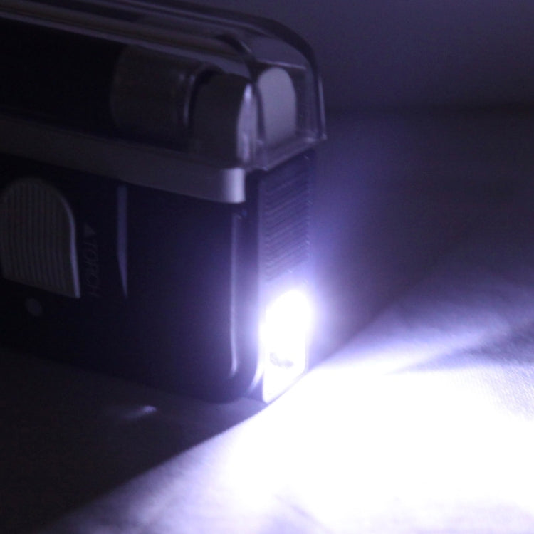 Handheld Blacklight UV Lamp & LED Flashlight, Verify Hidden Security Features On banknotes and Passport(Black) - LED Flashlight by PMC TechLife | Online Shopping South Africa | PMC TechLife