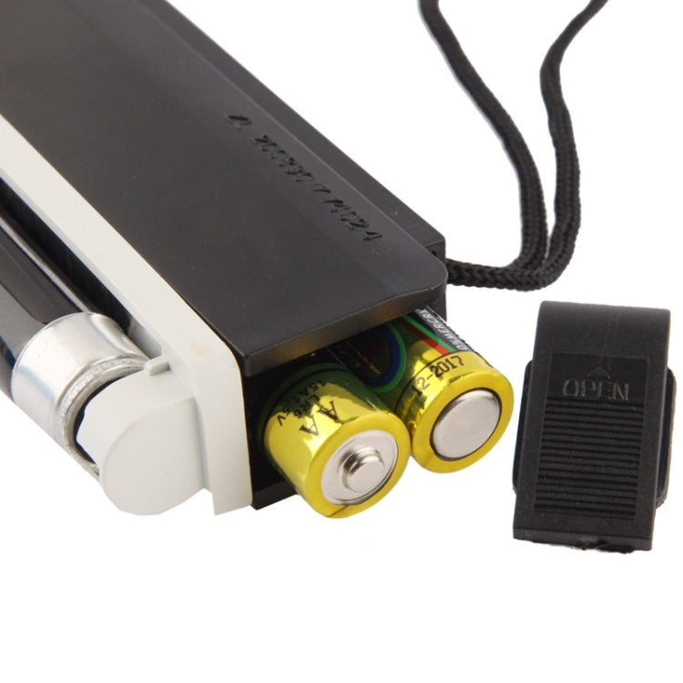 Handheld Blacklight UV Lamp & LED Flashlight, Verify Hidden Security Features On banknotes and Passport(Black) - LED Flashlight by PMC TechLife | Online Shopping South Africa | PMC TechLife