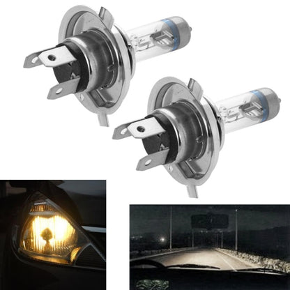 2 PCS H4 12V 60/55W P43T / 4300K / 2100lm Xenon Car Headlight Bulbs, Warm White - Halogen Lights by PMC Jewellery | Online Shopping South Africa | PMC Jewellery