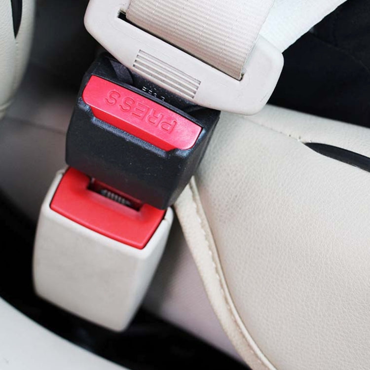 2 PCS Universal Car Seat Belt Extension Buckle(Black) - Seat Belts & Padding by PMC TechLife | Online Shopping South Africa | PMC TechLife