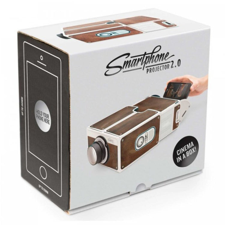 Cardboard Smartphone Projector 2.0 / DIY Mobile Phone Projector Portable Cinema - Accessories & Parts by PMC TechLife | Online Shopping South Africa | PMC TechLife | Buy Now Pay Later Mobicred