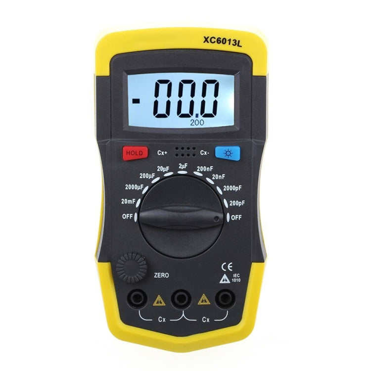 Capacitor Capacitance Meter Tester 6013 XC6013L(Yellow) - Digital Multimeter by PMC Jewellery | Online Shopping South Africa | PMC Jewellery